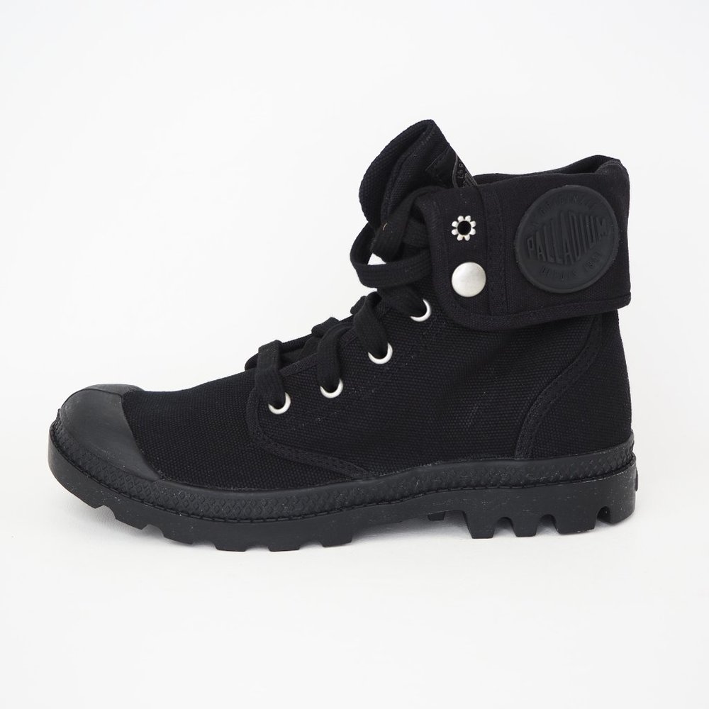 Palladium Boys Shoes Baggy Varsity Black - Picture 3 of 12
